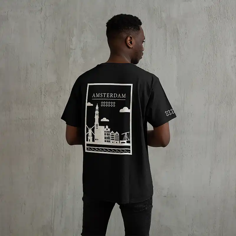 Amsterdam Shirt - Ams shirt model vlak wit 3 - EK8186