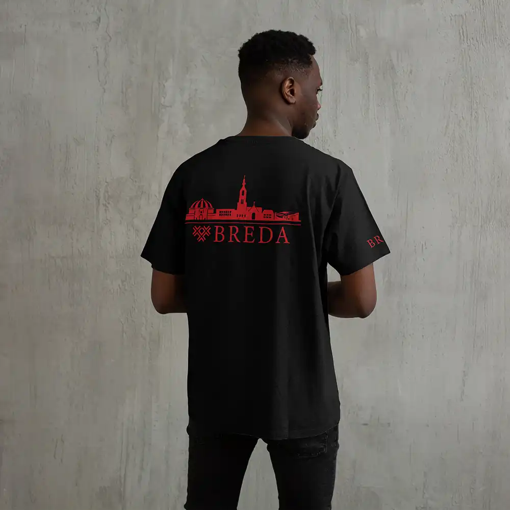 Skyline Breda Shirt - Breda shirt model skyline rood - EK8200