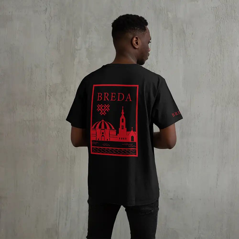 Breda Shirt - Breda shirt model vlak rood 5 - Breda Shirt (3)