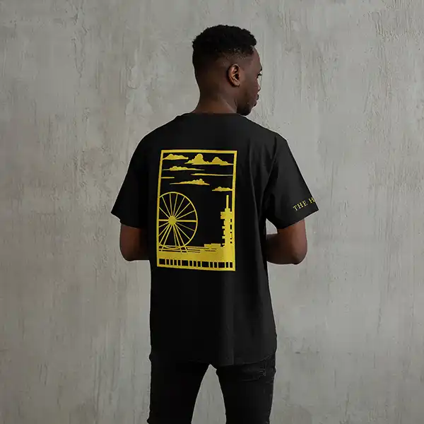 Den Haag Shirt - Denhaag shirt model vlak geel 1 - EK8201