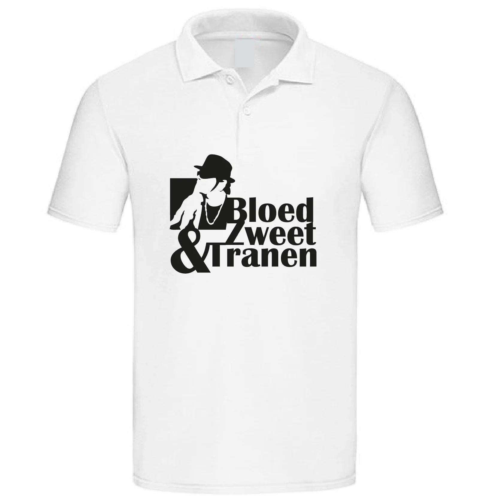 Bloed Zweet & Tranen - Polo - Ek hazes polo wit bzt unisex 4 - Bloed Zweet Tranen - Polo (345)