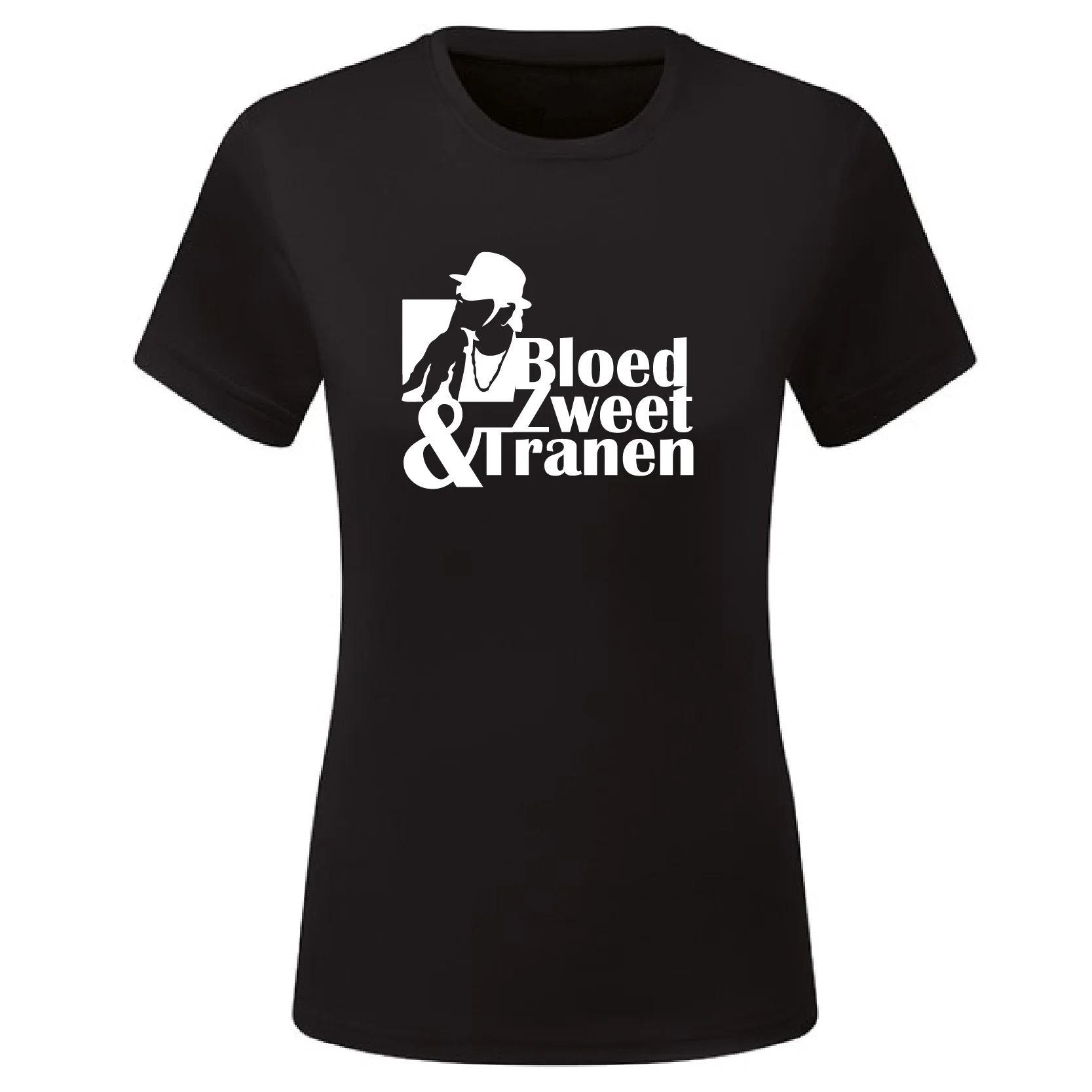 Bloed Zweet & Tranen - Dames Shirt - Ek hazes shirt zwart bzt dames 3 - Bloed Zweet & Tranen - Dames Shirt (140)