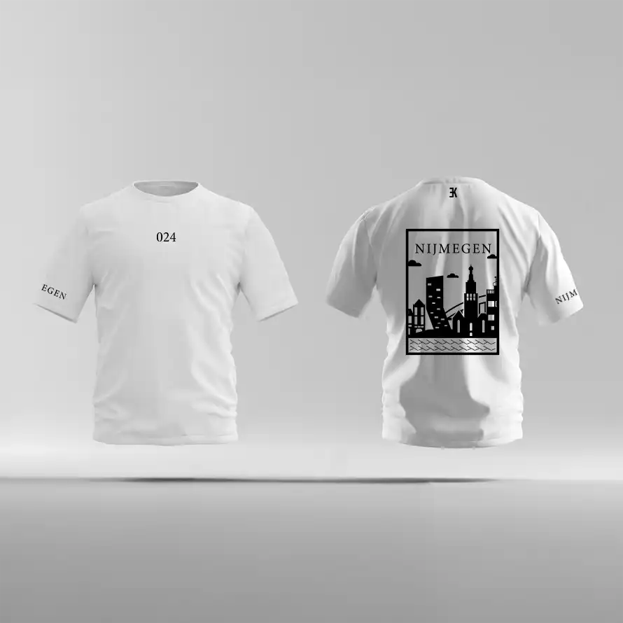 Nijmegen Shirt - Ek nijmegen shirt wit vlak zwart 1 - Nijmegen Shirt O32633