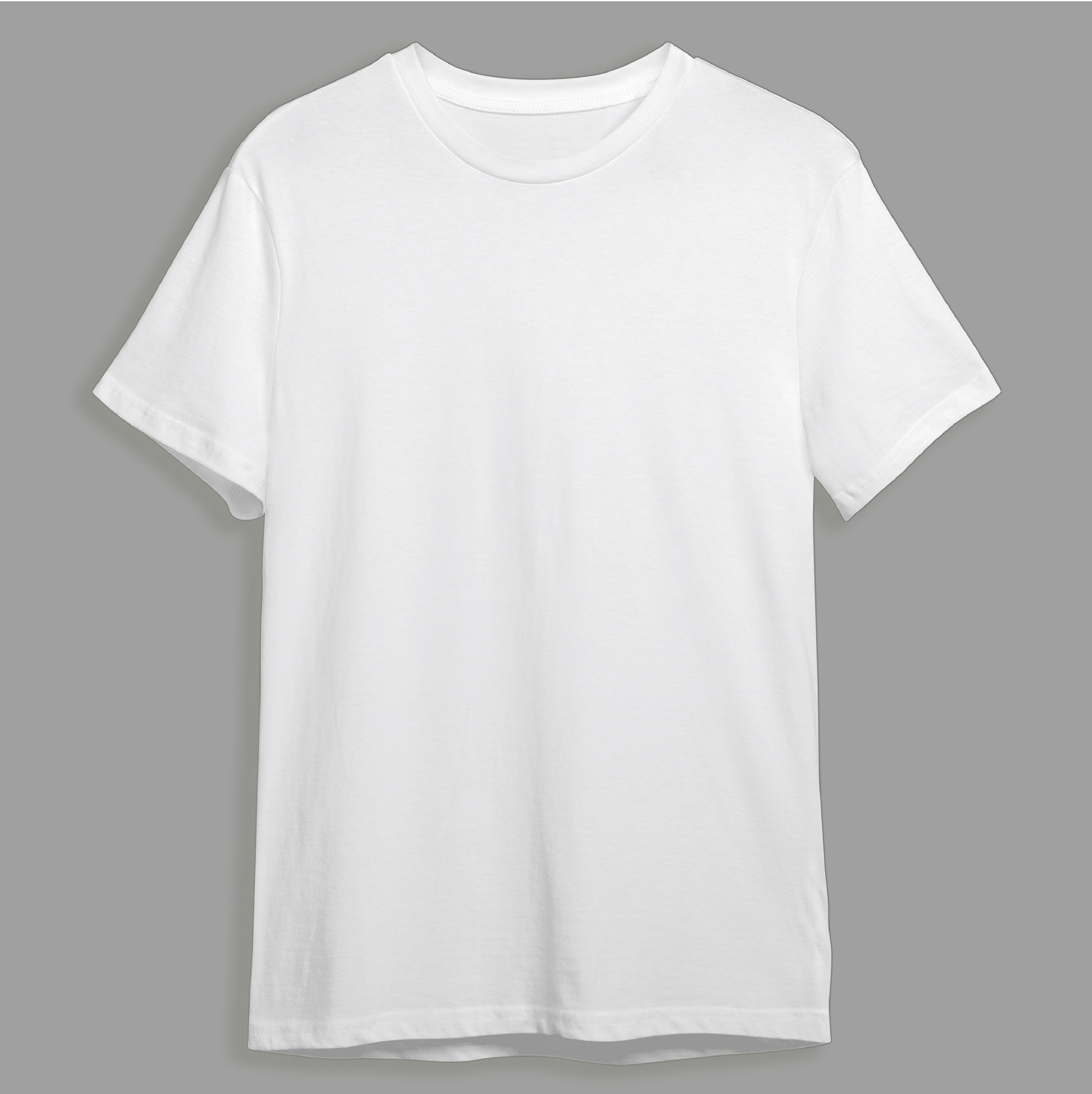 Shirt met eigen tekst/opdruk - Ek shirt wit blanco 4 - Met eigen tekst/opdruk -  Shirt