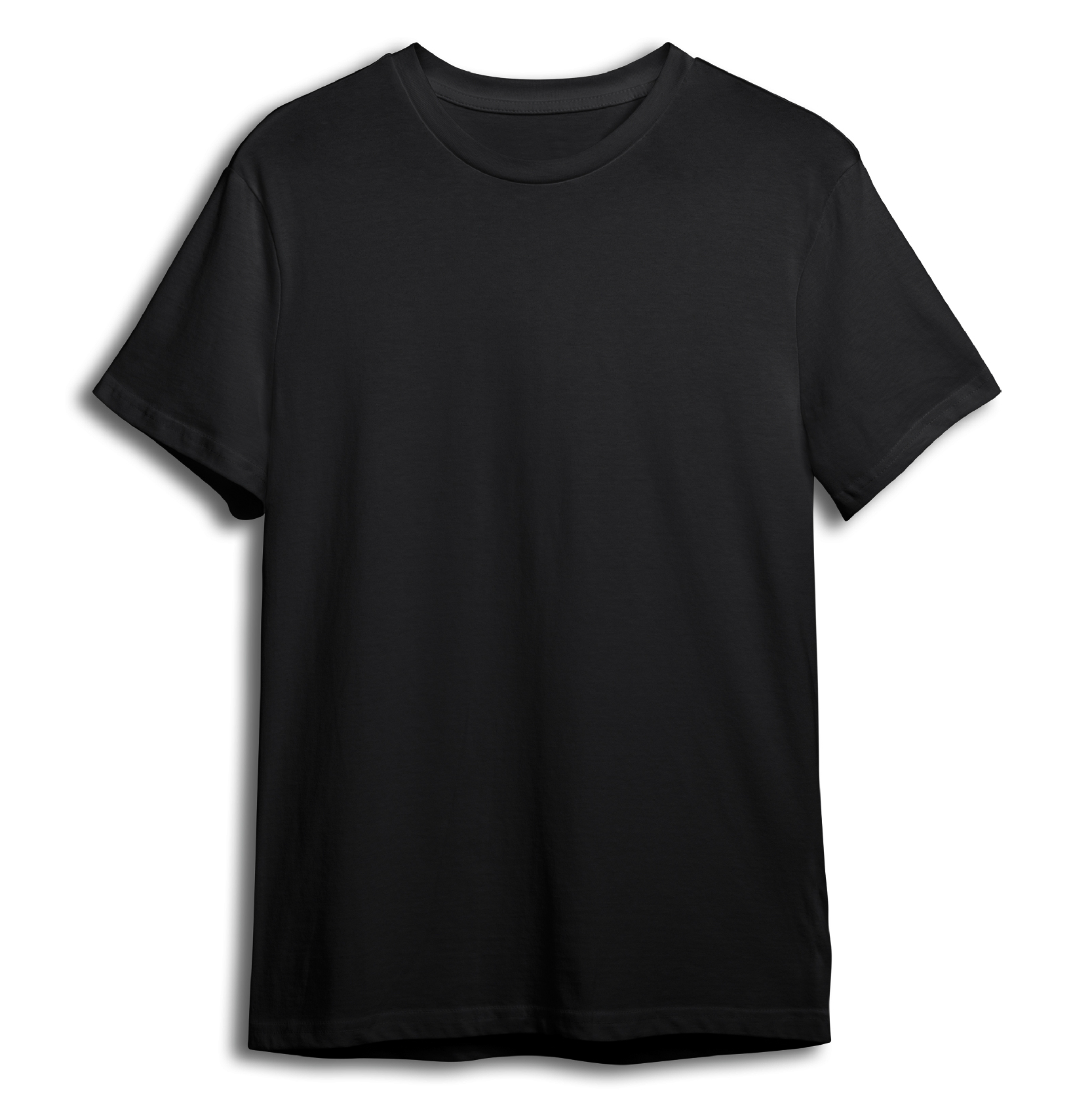 Shirt met eigen tekst/opdruk - Ek shirt zwart blanco 10 - Met eigen tekst/opdruk -  Shirt