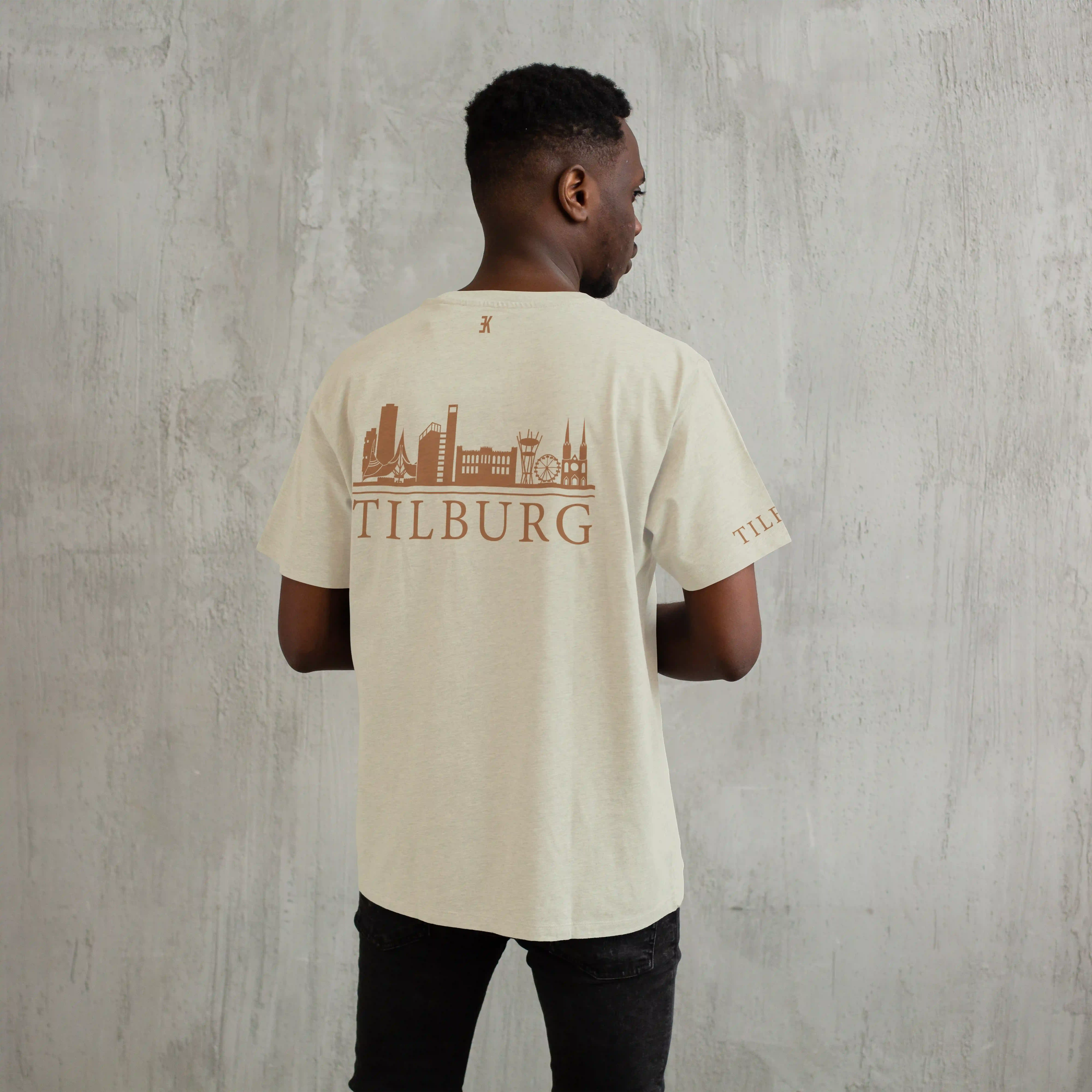 Skyline Tilburg Shirt - Ek tilburg shirt model beige skyline - Skyline Tilburg Shirt O18243