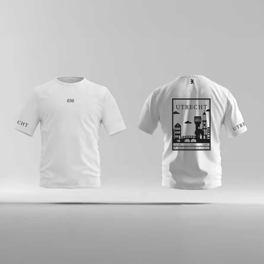 Utrecht Shirt - Ek utrecht shirt wit vlak zwart 3 - Utrecht Shirt O20947