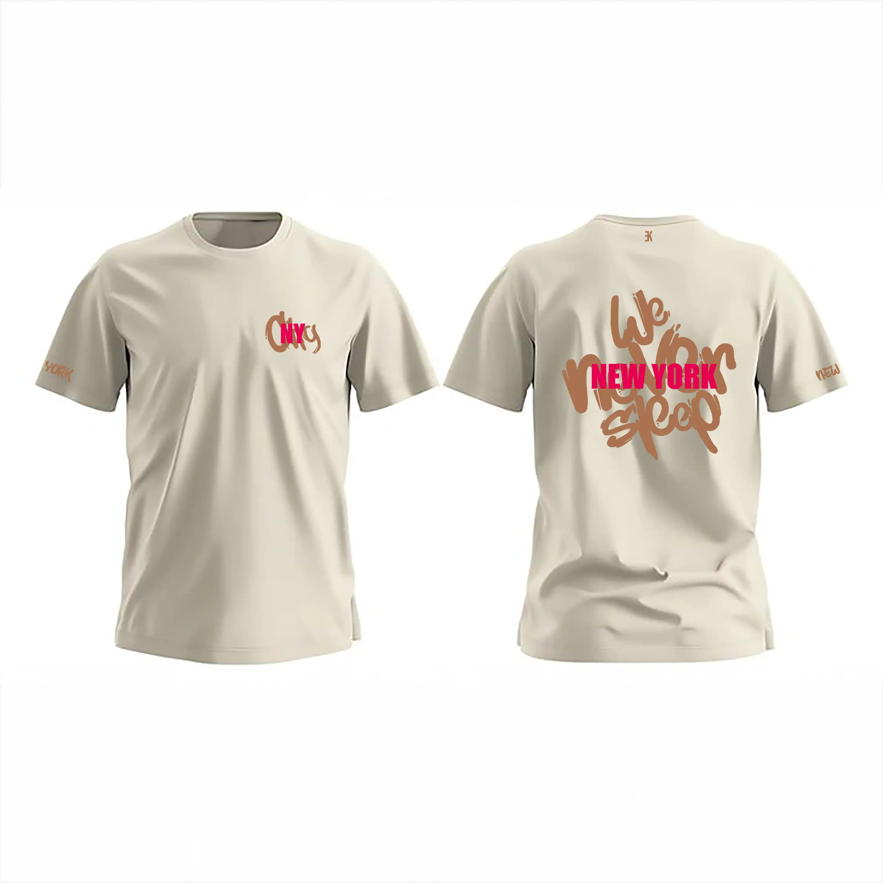 New York Shirt - Evenementenkleding newyork shirt beige 2 - New York Shirt
