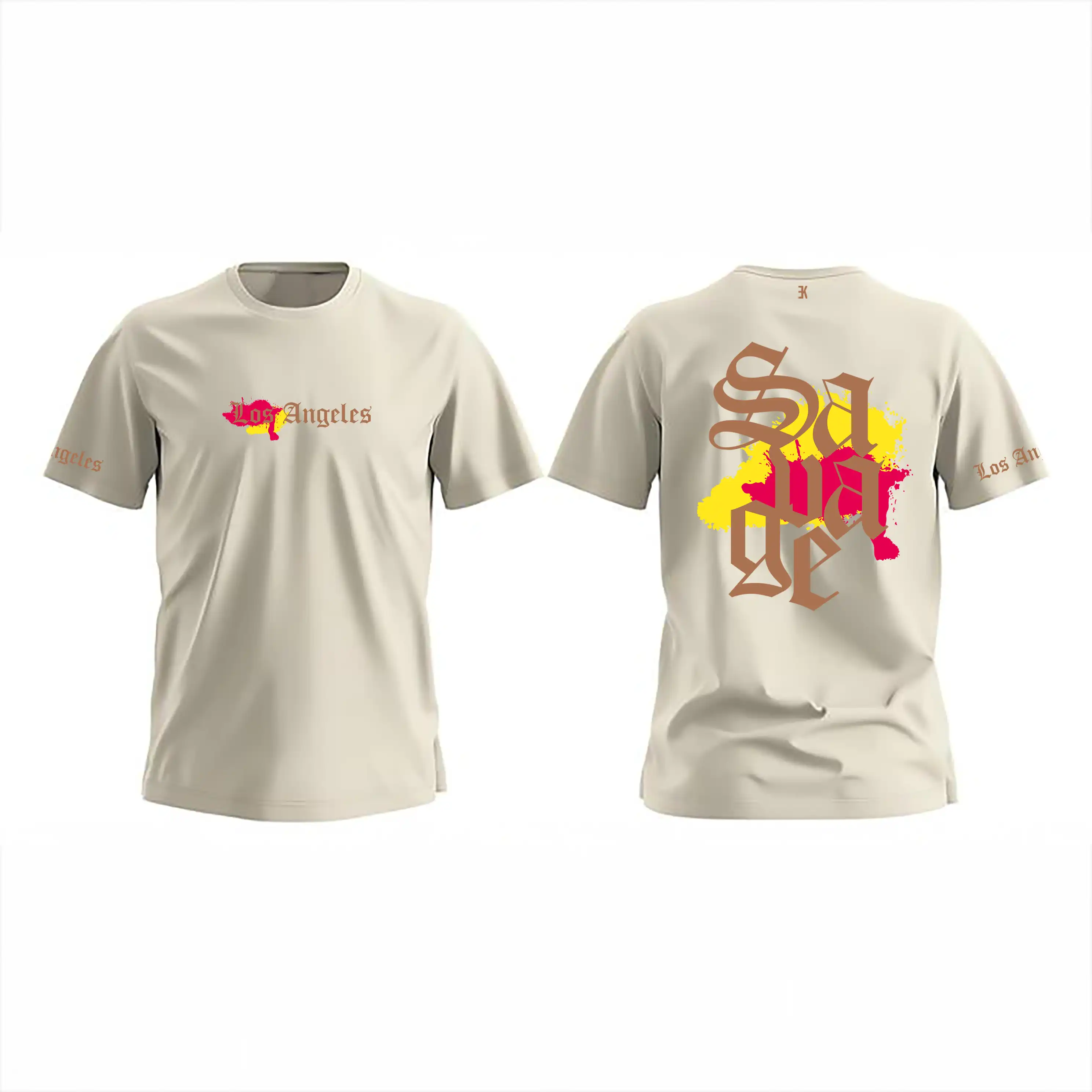 Los Angeles Shirt - Evenementenkledingla shirt beige - Los Angeles Shirt 29964