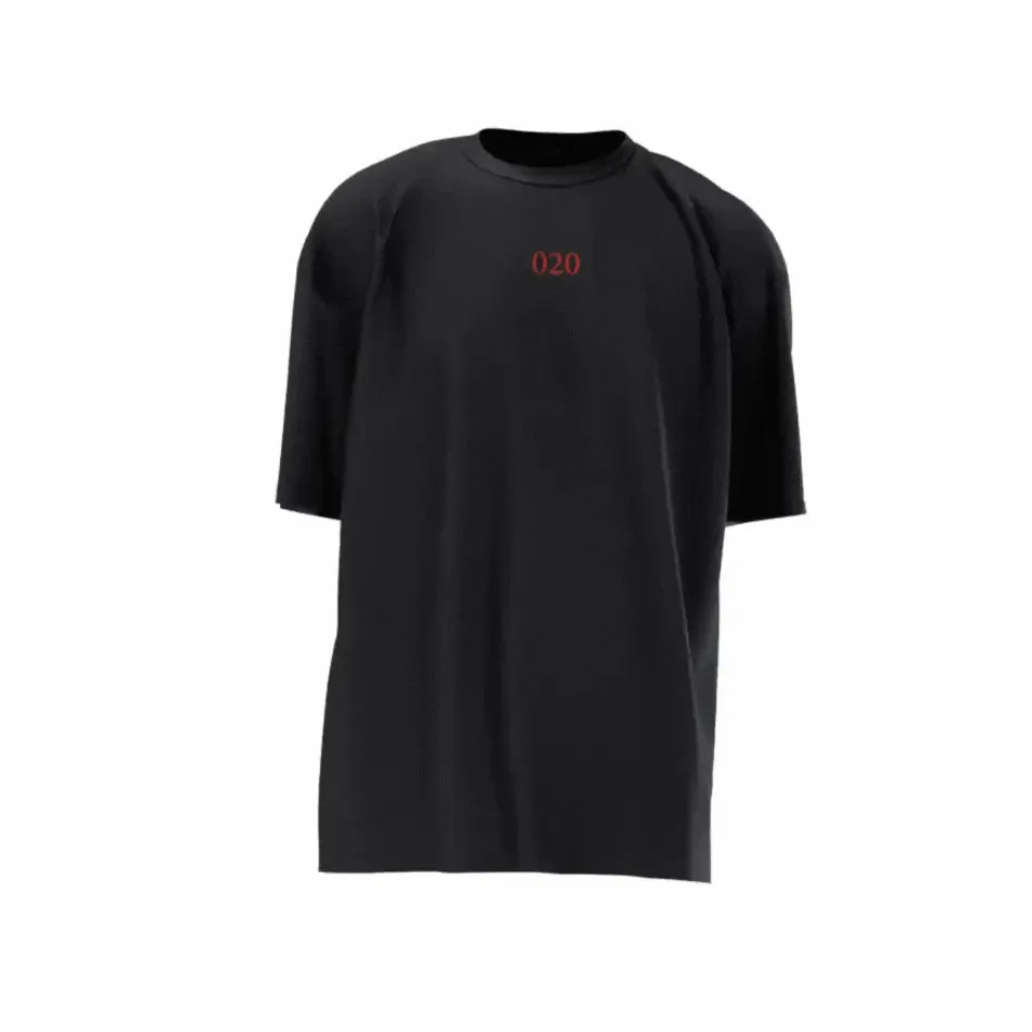 Skyline Amsterdam Shirt - Gif ams skyline rood zwart webp 1 - EK8184