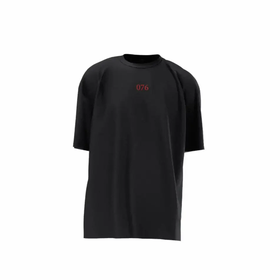 Skyline Breda Shirt - Gif breda skyline rood 2 - EK8195