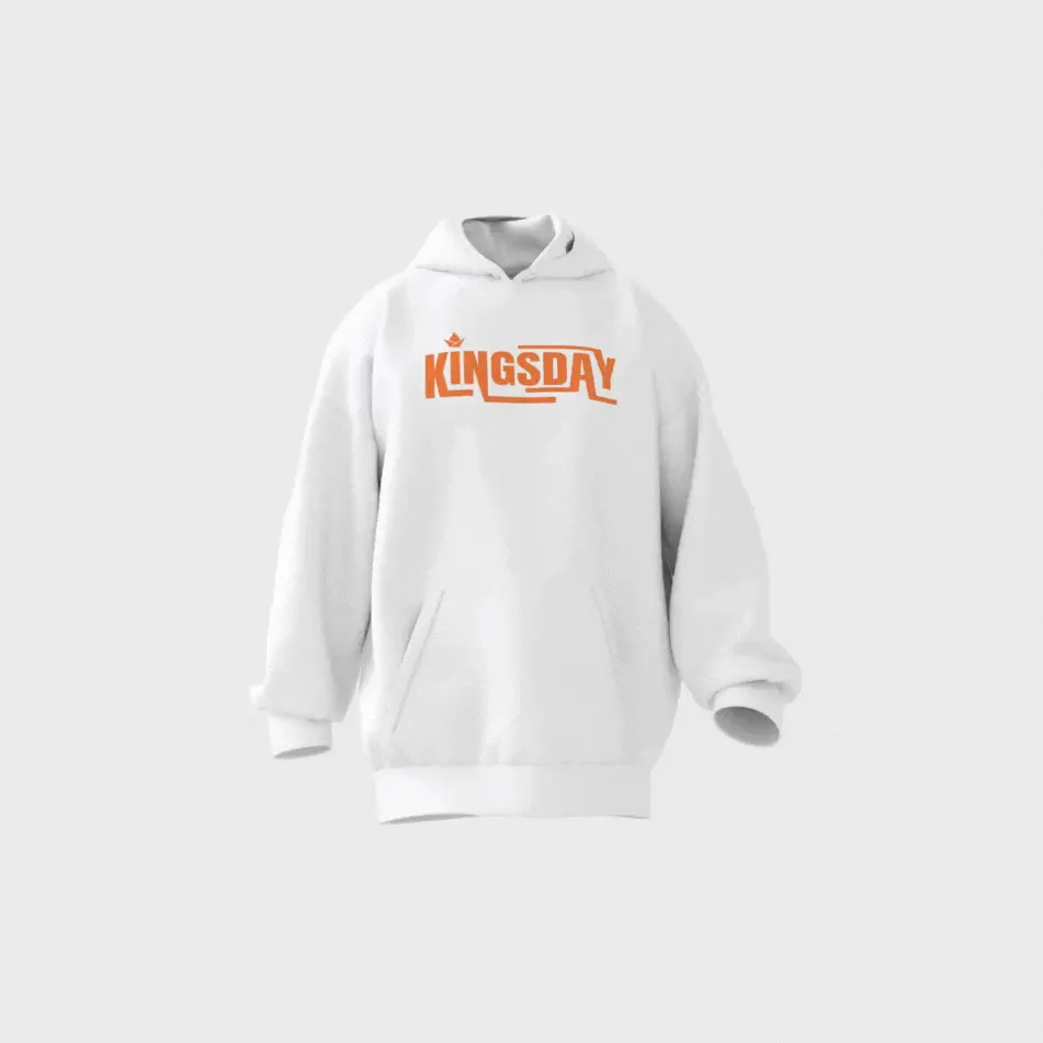 Kingsday - Hoodie - Gif hoodie kingsday wit webp - Kingsday - Hoodie