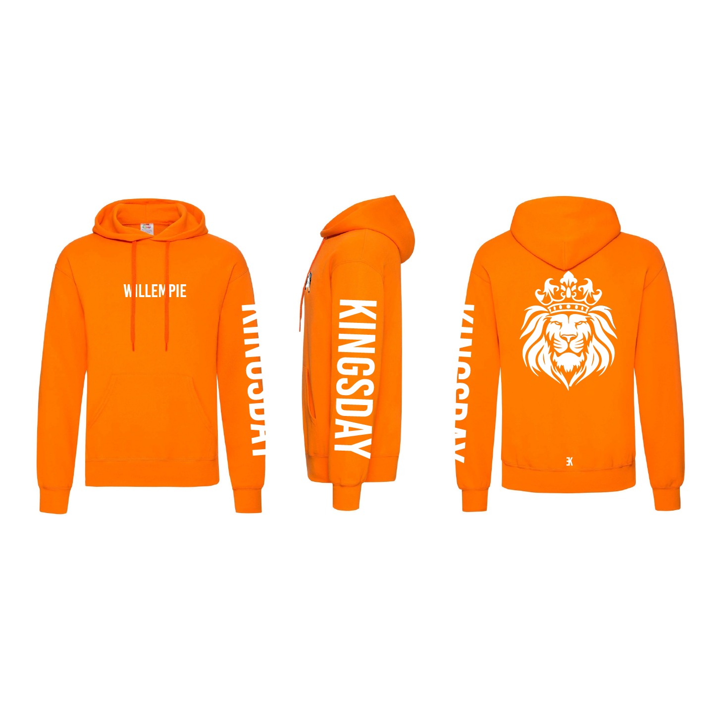 Willempie Hoodie - Hoodie koningsdag new2025 lion 1 - Willempie Hoodie