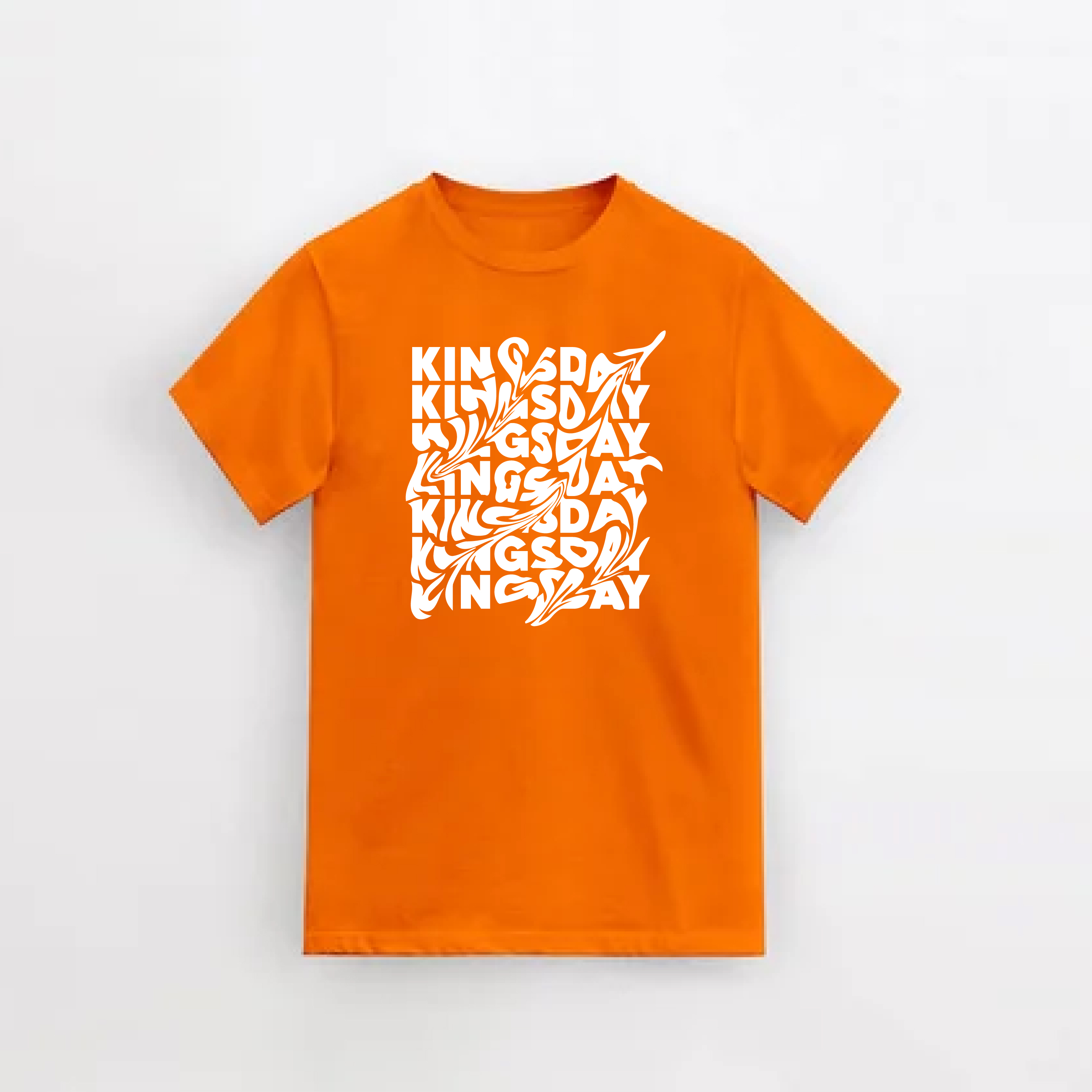 Kingsday Text - Shirt - Kingsday tekst shirt oranje koningsdag - Kingsday Text - Shirt