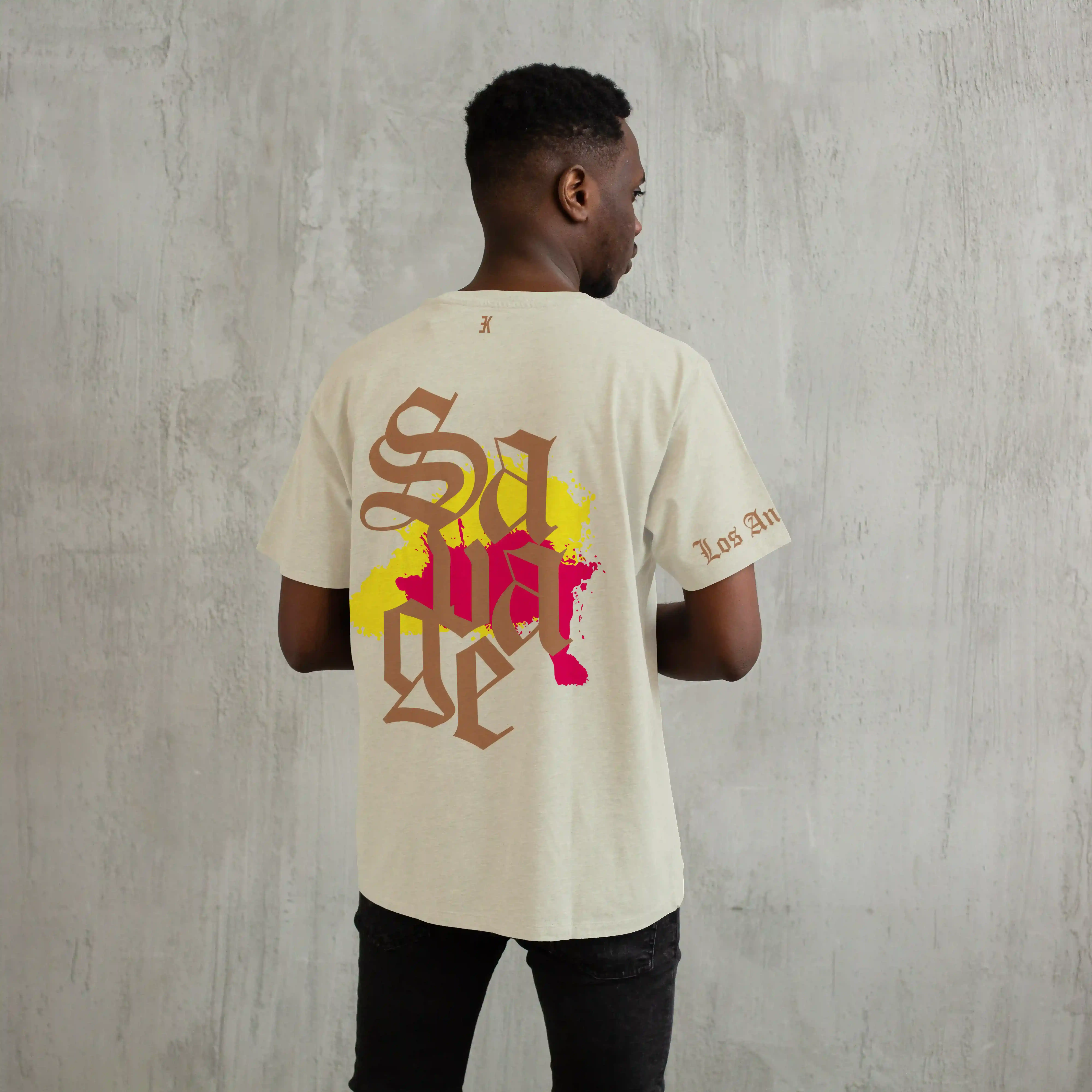 Los Angeles Shirt - La shirt model beige 4 - Los Angeles Shirt 3356