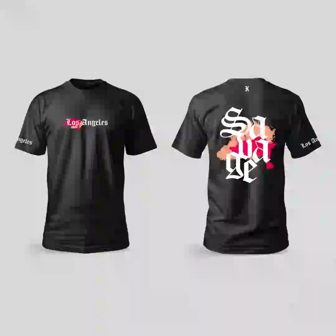 Los Angeles Shirt - La t shirt zwart 1 - Los Angeles Shirt 29964