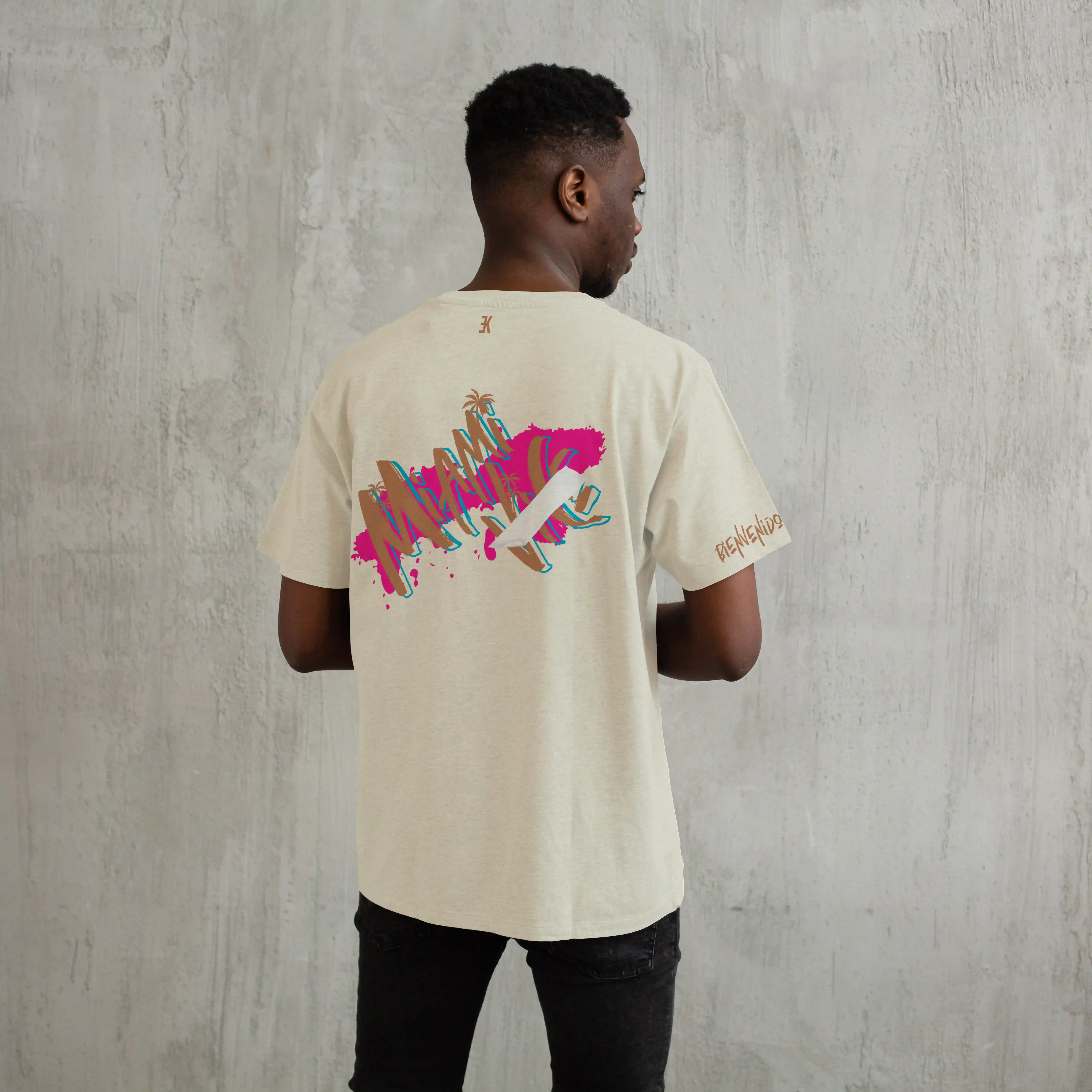 Miami Shirt - Miami shirt model beige - Miami Shirt