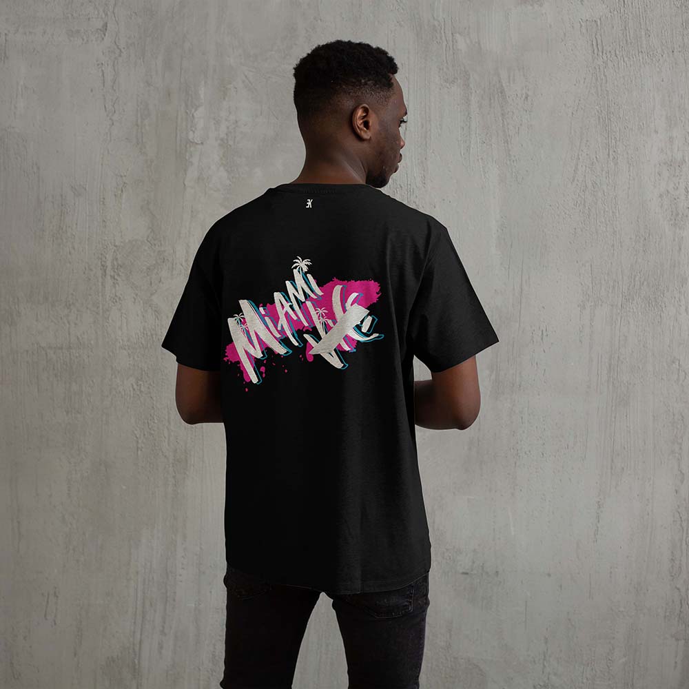 Miami Shirt - Miami shirt model zwart 4 - Miami Shirt 3288