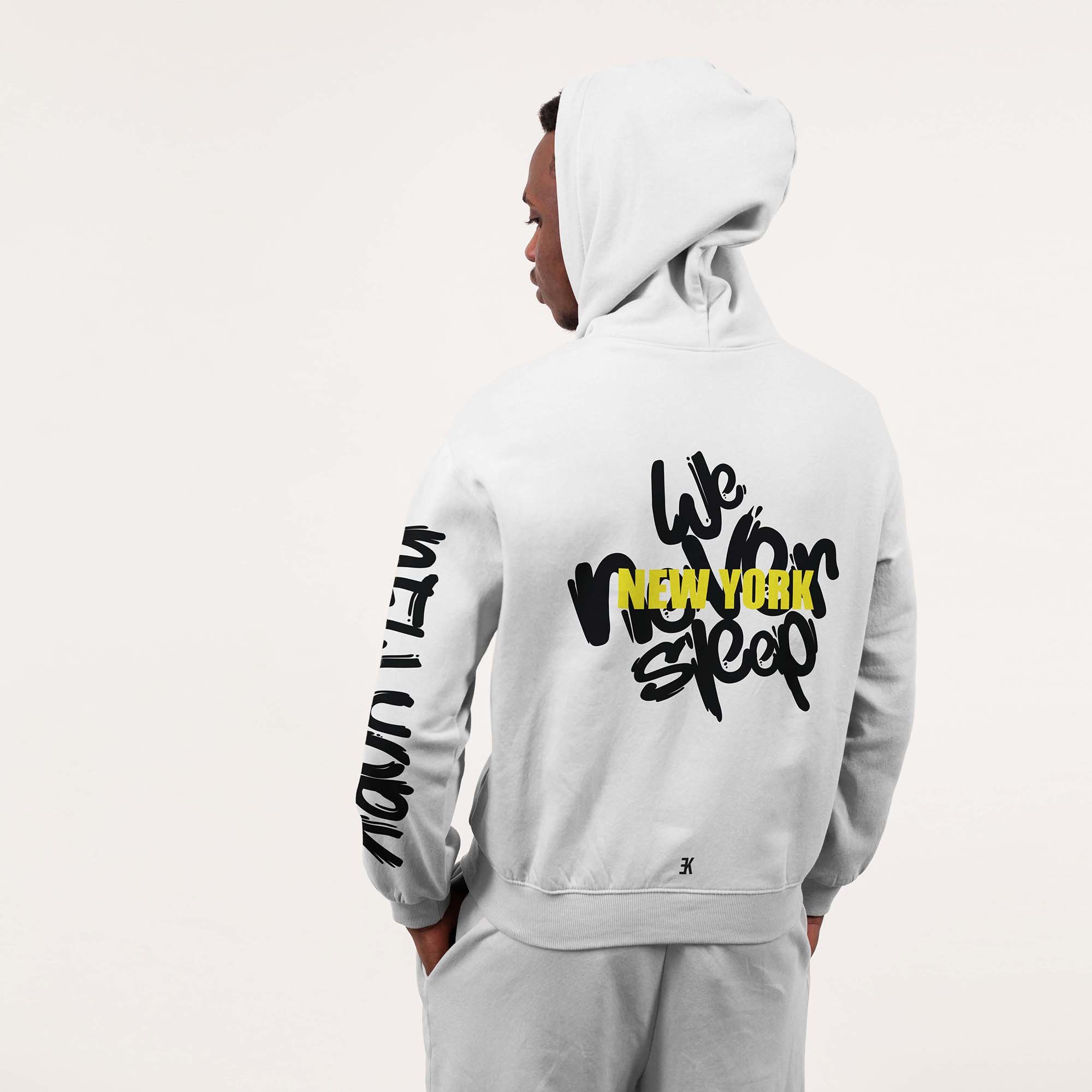 New York Hoodie - Newyork hoodie model wit 2 - New York Hoodie 3