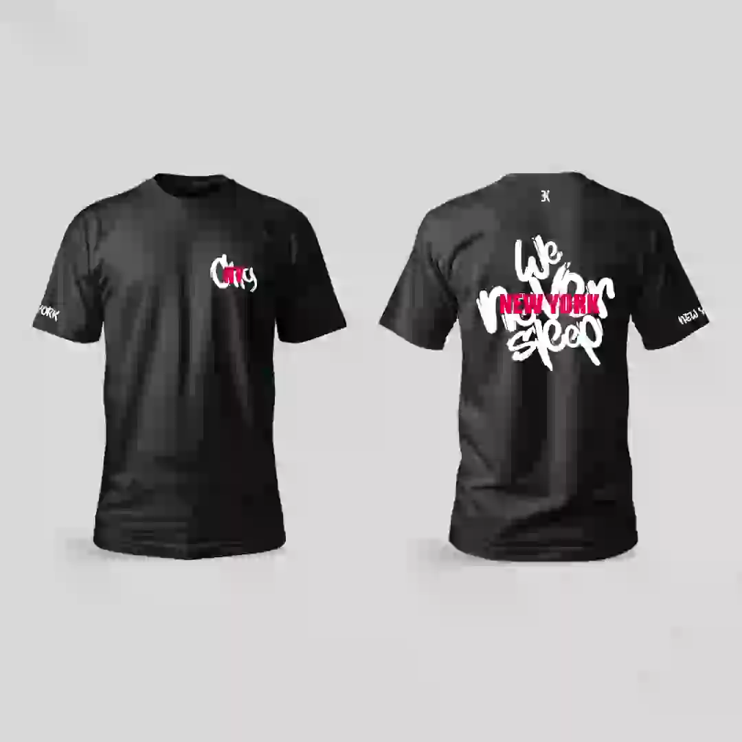 New York Shirt - Newyork t shirt zwart - New York Shirt 3 