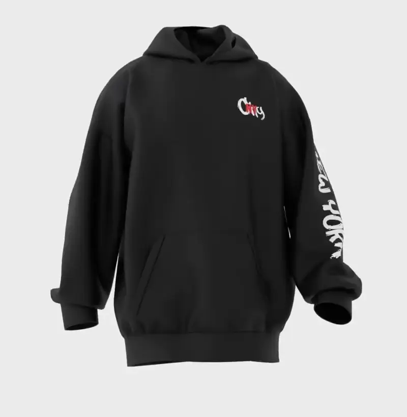 New York Hoodie - Ny hoodie zwart - New York Hoodie 2