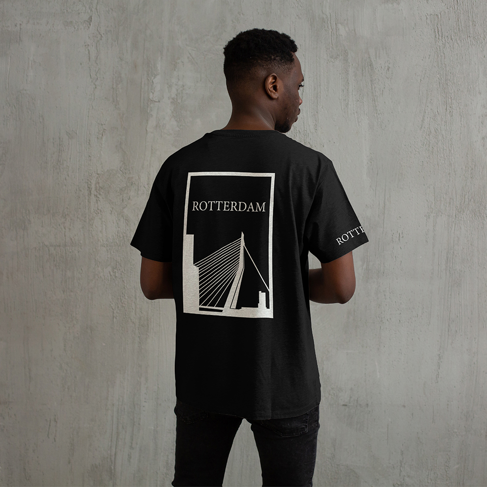 Rotterdam Shirt - Rottrdm shirt zwart vlak wit 1 - Rotterdam Shirt O24658