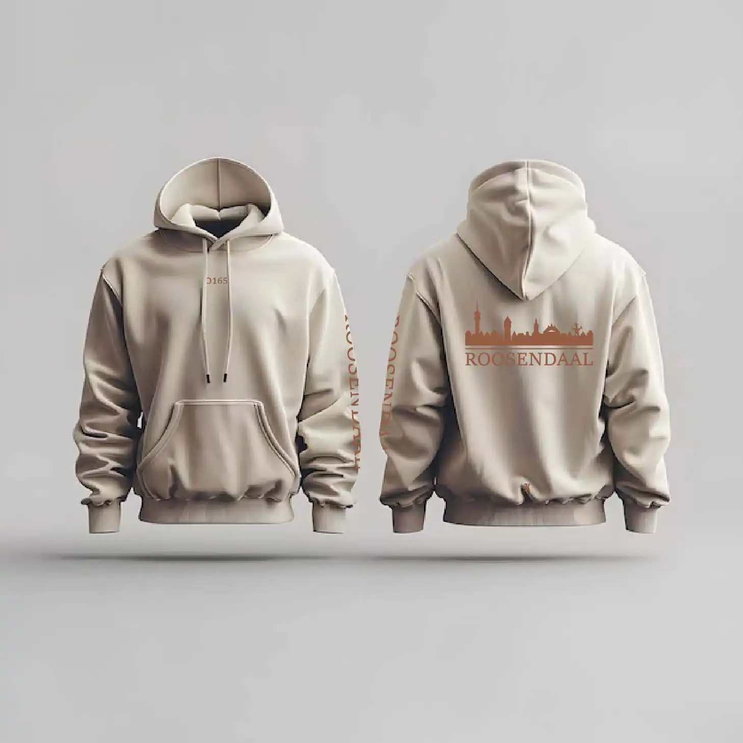 Skyline Roosendaal Hoodie - Rsd hoodie beige skyline 1 - Skyline Roosendaal Hoodie  (14772)