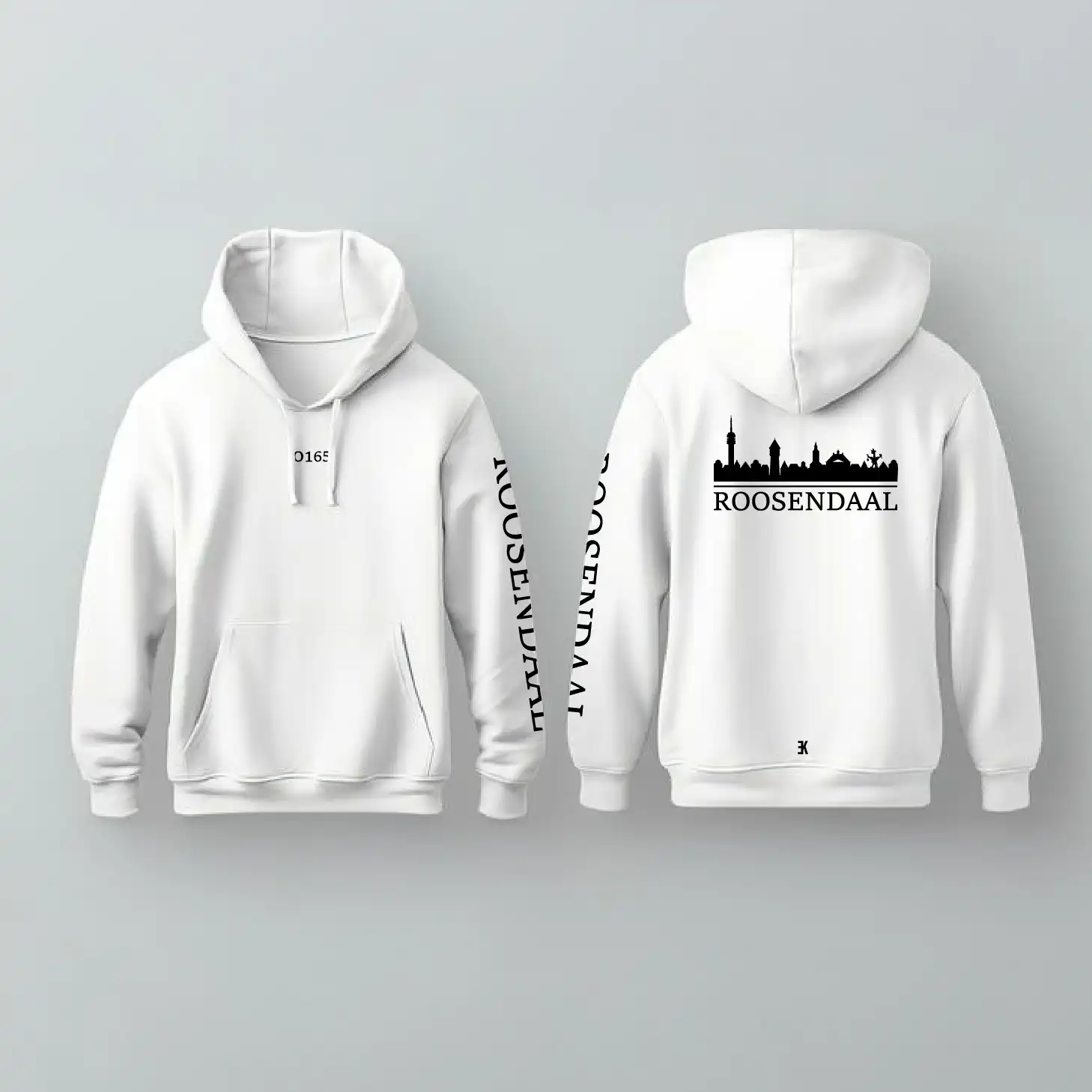 Skyline Roosendaal Hoodie - Rsd hoodie wit skyline 1 - Skyline Roosendaal Hoodie  (14772)