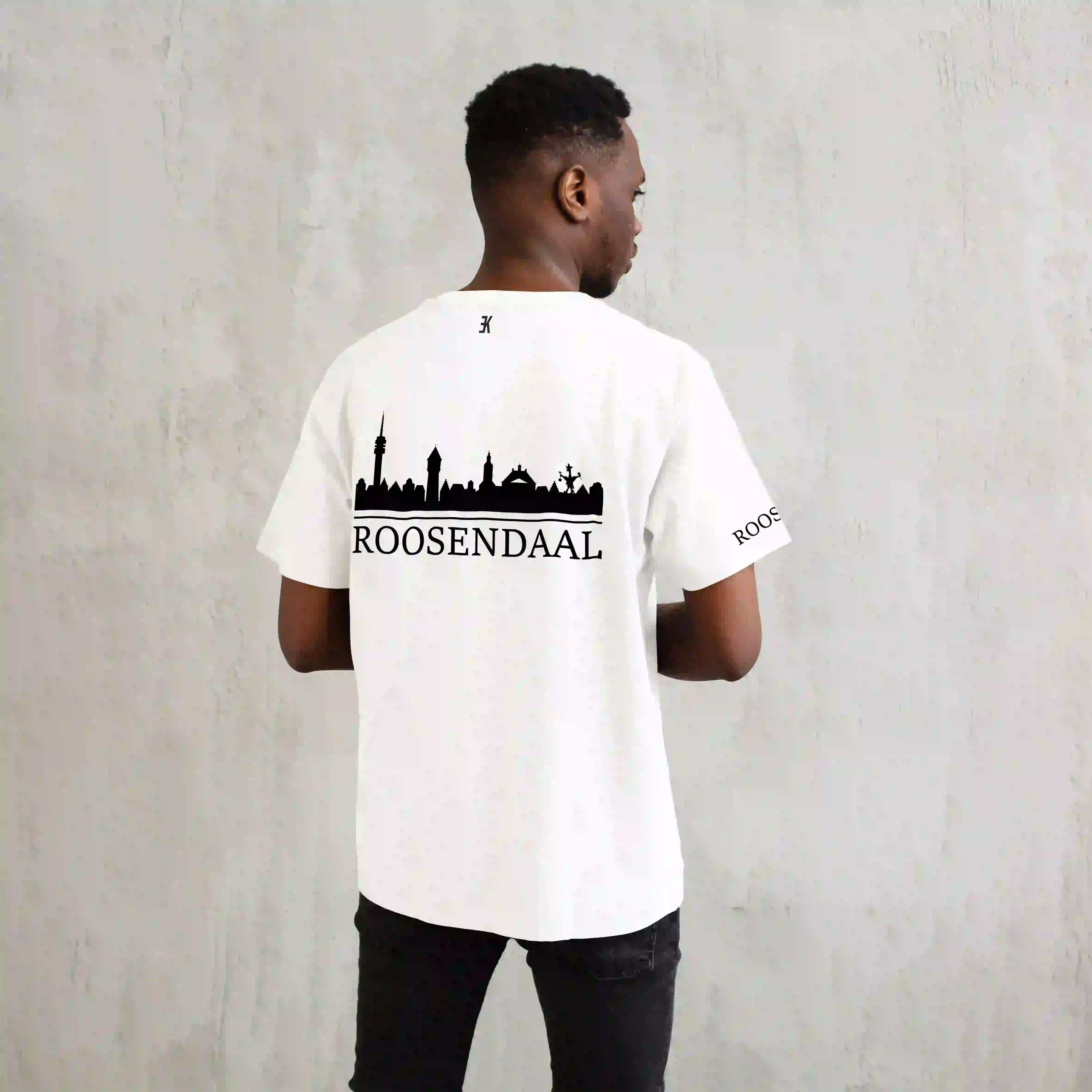 Skyline Roosendaal Shirt - Shirt wit model roosendaal zwart skyline 3 - Skyline Roosendaal O15033