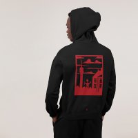 Roosendaal Hoodie Zwart - Ak rsd hoodie zwart rood vlak 4 - Roosendaal Hoodie   (14673)