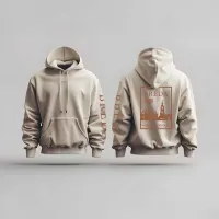 Breda Hoodie - Breda hoodie beige vlak 2 - EK8194