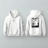 Den Haag Hoodie - Denhaag hoodie wit vlak 1 - EK8204