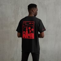 Eindhoven Shirt - Eindhoven shirt zwart vlak rood 2 - EK8221
