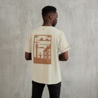 Roosendaal Shirt - Ek shirt beige model roosendaal vlak opdruk 3 - Roosendaal shirt O14934