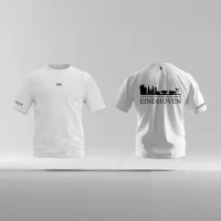 Skyline Eindhoven Shirt - Ek shirt wit eindhoven opdruk zwart skyline - EK8218