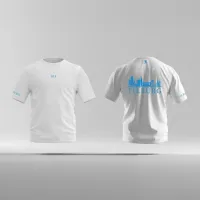 Skyline Tilburg Shirt - Ek tilburg shirt wit skyline blauw 1 - Skyline Tilburg Shirt O16035
