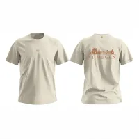 Skyline Nijmegen Shirt - Evenementenkleding nijmegen shirt beige skyline 2 - Skyline Nijmegen Shirt O32233