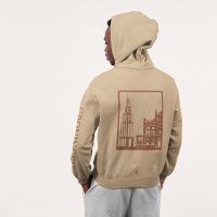 Groningen Stad Hoodie - Groningen hoodie model beige vlak 4 - Groningen Stad Hoodie O18171