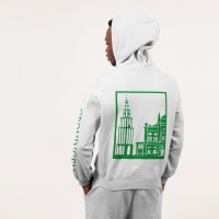 Groningen Stad Hoodie - Groningen model hoodie wit vlak groen - Groningen Stad Hoodie O18024