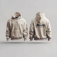 Skyline Nijmegen Hoodie - Nijmegen hoodie beige skyline 2 - Skyline Nijmegen Hoodie  (beige)