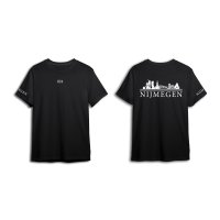 Skyline Nijmegen Shirt - Nijmegen shirt zwart skyline wit - Skyline Nijmegen Shirt O29221