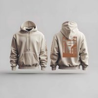 Roosendaal Hoodie Zwart - Rsd hoodie beige vlak 2 - Roosendaal Hoodie   (14871)