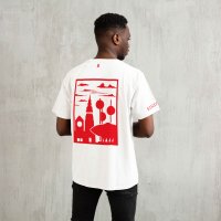 Eindhoven Shirt - Shirt wit eindhoven model rood vak - EK8222