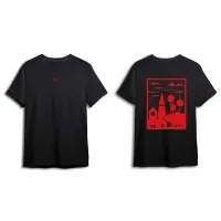 Eindhoven Shirt - Shirt zwart eindhoven opdruk rood vlak 2 - EK8221