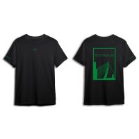 Rotterdam Shirt - Shirt zwart opdruk groen vlak 2 - Rotterdam Shirt O21021