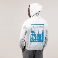 Tilburg Hoodie - Tilburg model hoodie wit vlak blauw 4 - Tilburg Hoodie (18315)