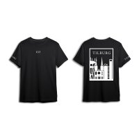 Tilburg Shirt - Tilburg shirt zwart vlak wit 2 - Tilburg Shirt O18447