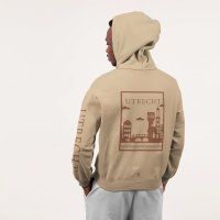 Utrecht Hoodie - Utrecht hoodie model beige vlak 8 - Utrecht Hoodie  (21335)