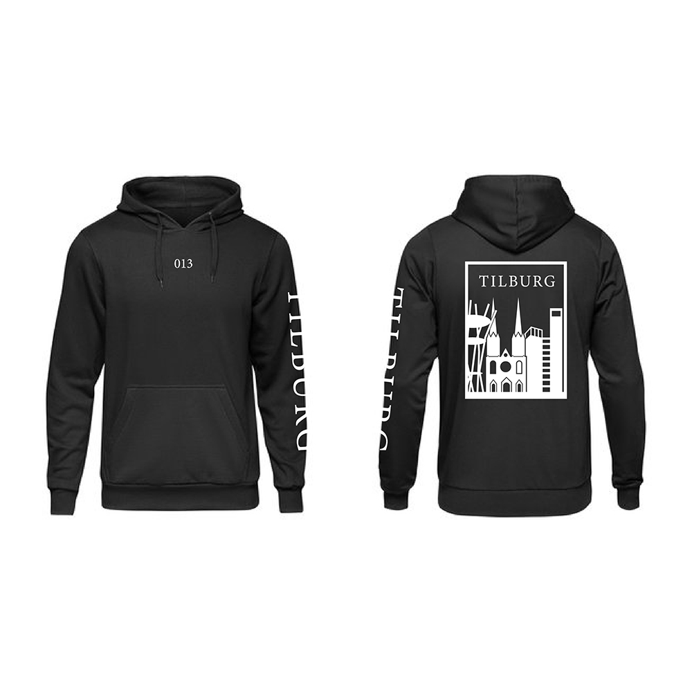 Tilburg Hoodie - Tilburg hoodie zwart vlak wit 2 - Tilburg Hoodie (18315)