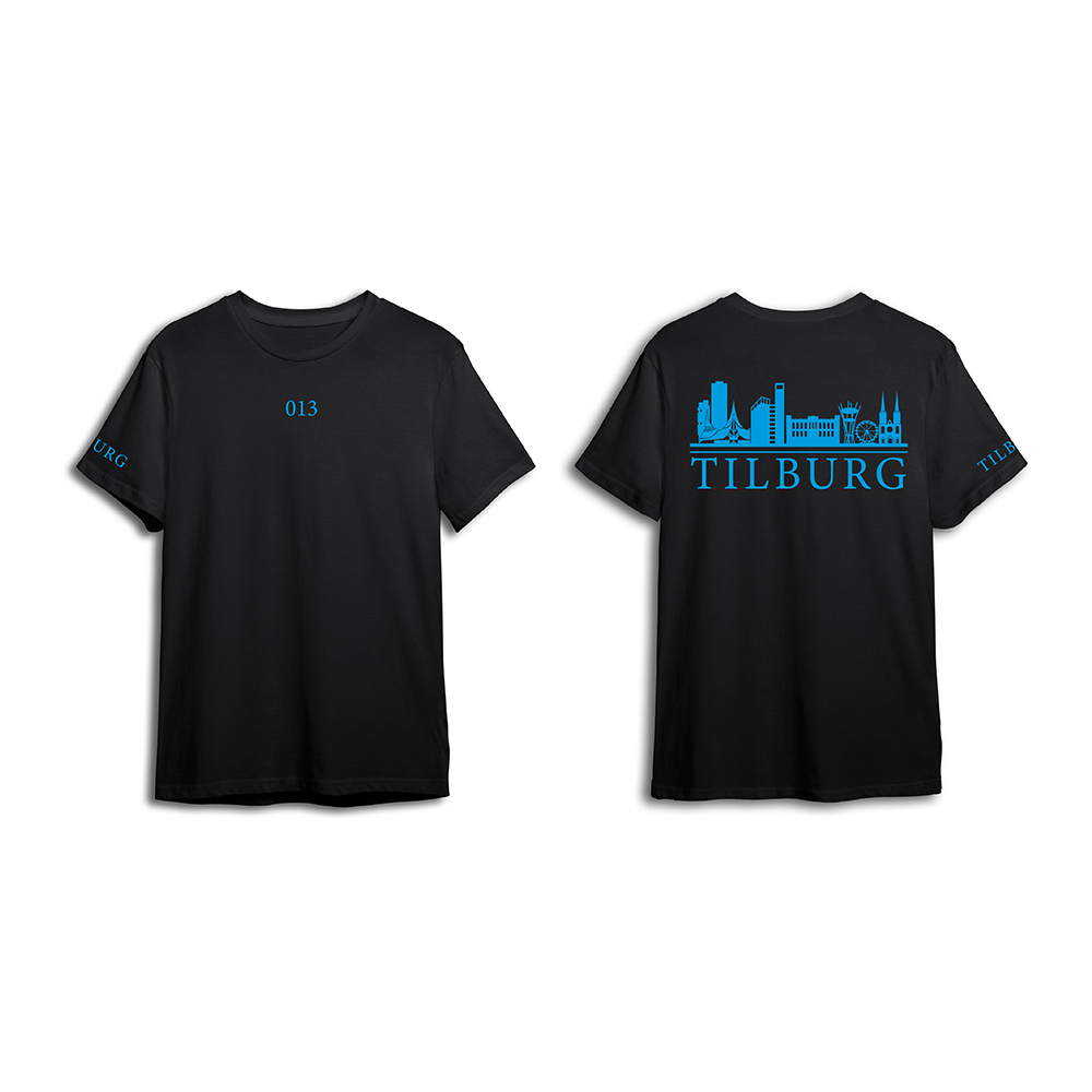 Skyline Tilburg Shirt - Tilburg shirt zwart skyline blauw 1 - Skyline Tilburg Shirt O16035